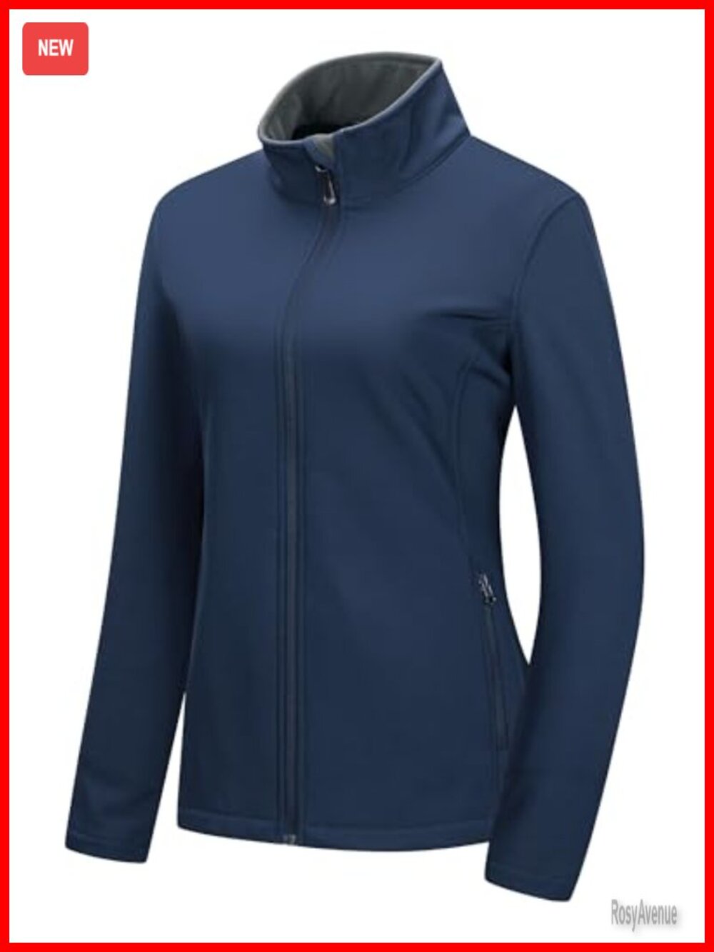 33,000ft Women's Waterproof Softshell Jacket Fleece Lined Lightweight Coat